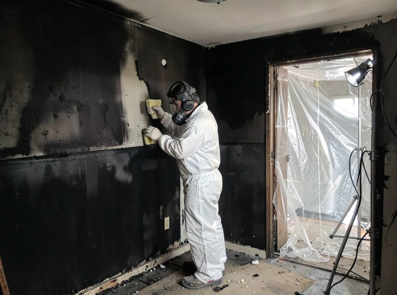 Fire Damage Restoration company in Elsmore, KS